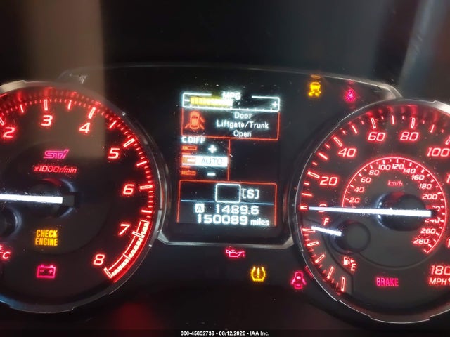 Продажа на аукционе авто 2015 Subaru Wrx Sti, vin: JF1VA2L64F9829260, номер лота: 45852739
