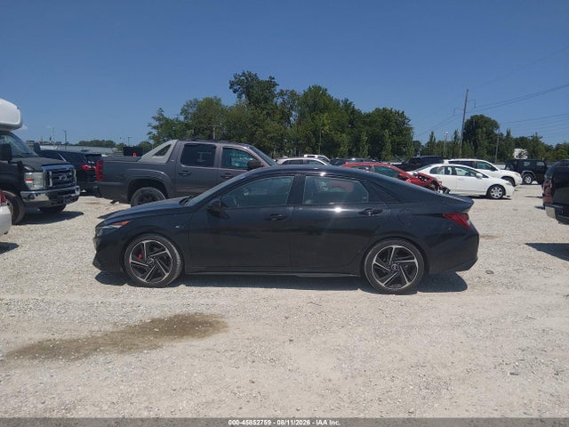 2023 Hyundai Elantra N Line მანქანა იყიდება აუქციონზე, vin: KMHLR4AF0PU545725, აუქციონის ნომერი: 45852759