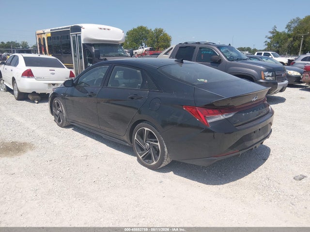 2023 Hyundai Elantra N Line მანქანა იყიდება აუქციონზე, vin: KMHLR4AF0PU545725, აუქციონის ნომერი: 45852759