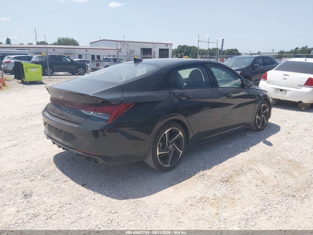 2023 Hyundai Elantra N Line მანქანა იყიდება აუქციონზე, vin: KMHLR4AF0PU545725, აუქციონის ნომერი: 45852759