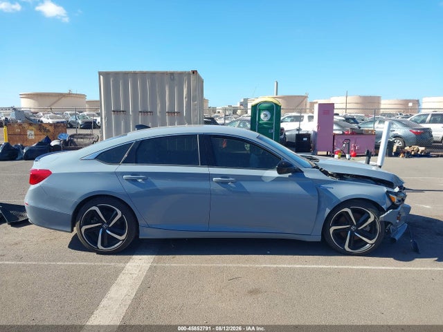 2022 Honda Accord Hybrid Sport მანქანა იყიდება აუქციონზე, vin: 1HGCV3F27NA035582, აუქციონის ნომერი: 45852791