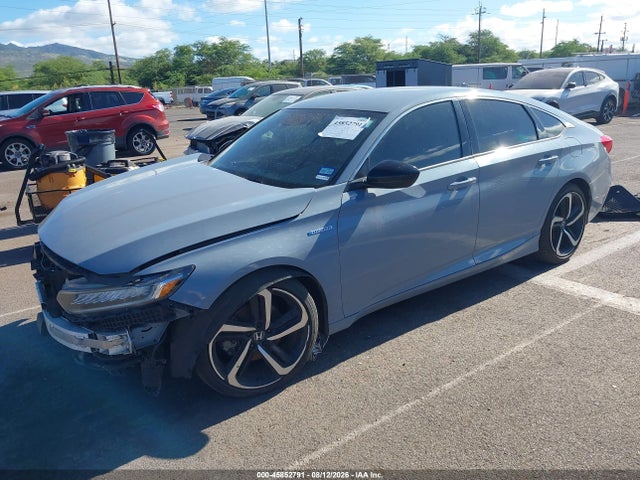 2022 Honda Accord Hybrid Sport მანქანა იყიდება აუქციონზე, vin: 1HGCV3F27NA035582, აუქციონის ნომერი: 45852791