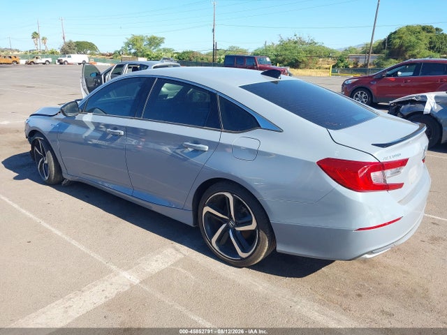 2022 Honda Accord Hybrid Sport მანქანა იყიდება აუქციონზე, vin: 1HGCV3F27NA035582, აუქციონის ნომერი: 45852791