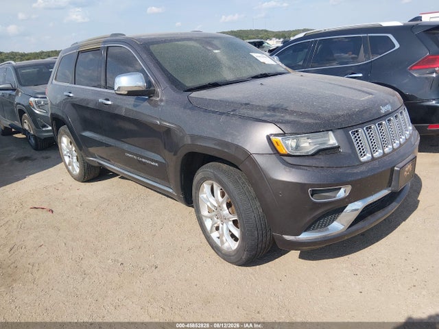 2016 Jeep Grand Cherokee Summit მანქანა იყიდება აუქციონზე, vin: 1C4RJFJG4GC399720, აუქციონის ნომერი: 45852828