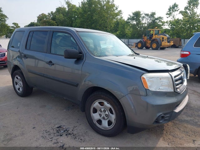 2013 Honda Pilot Lx მანქანა იყიდება აუქციონზე, vin: 5FNYF3H21DB031032, აუქციონის ნომერი: 45852915