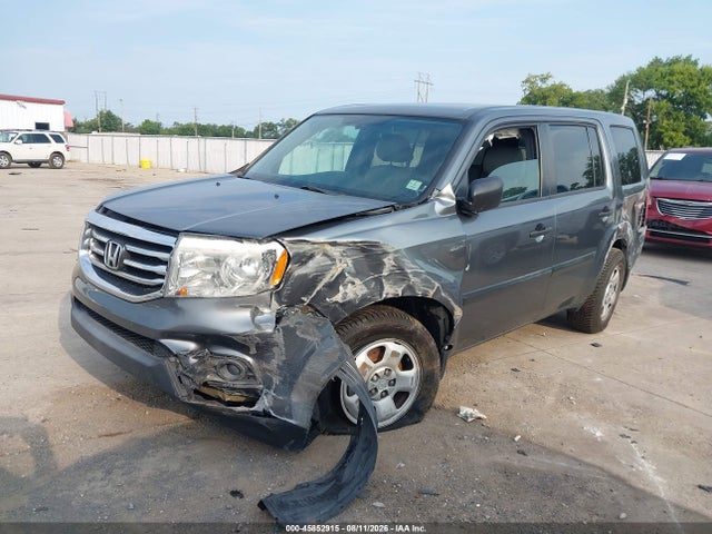 2013 Honda Pilot Lx მანქანა იყიდება აუქციონზე, vin: 5FNYF3H21DB031032, აუქციონის ნომერი: 45852915
