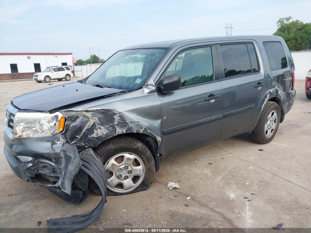 2013 Honda Pilot Lx მანქანა იყიდება აუქციონზე, vin: 5FNYF3H21DB031032, აუქციონის ნომერი: 45852915