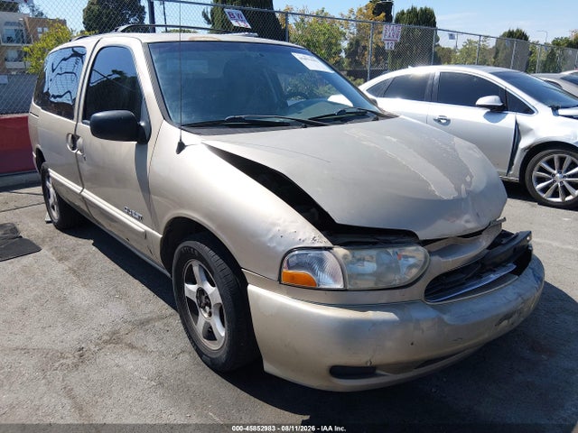 1999 Nissan Quest Gle/gxe/se მანქანა იყიდება აუქციონზე, vin: 4N2XN11T2XD828419, აუქციონის ნომერი: 45852983
