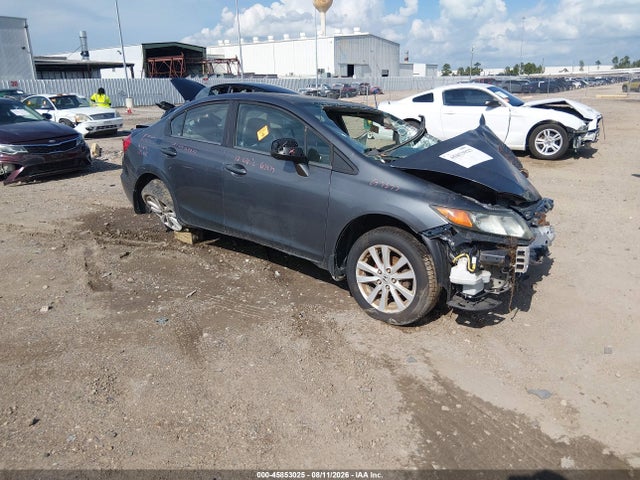 45853025 :رقم المزاد ، 19XFB2F88CE061394 vin ، 2012 Honda Civic Ex مزاد بيع