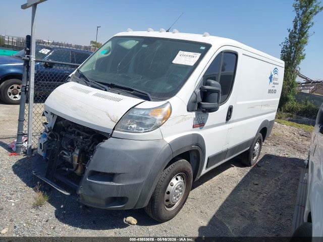 45853078 :رقم المزاد ، 3C6TRVNGXKE532136 vin ، 2019 Ram Promaster 1500 Low Roof 118 Wb مزاد بيع