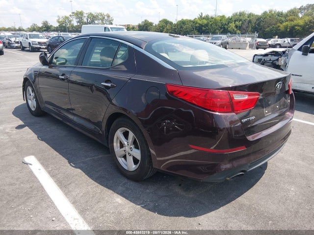 2015 Kia Optima Lx მანქანა იყიდება აუქციონზე, vin: 5XXGM4A72FG472519, აუქციონის ნომერი: 45853219