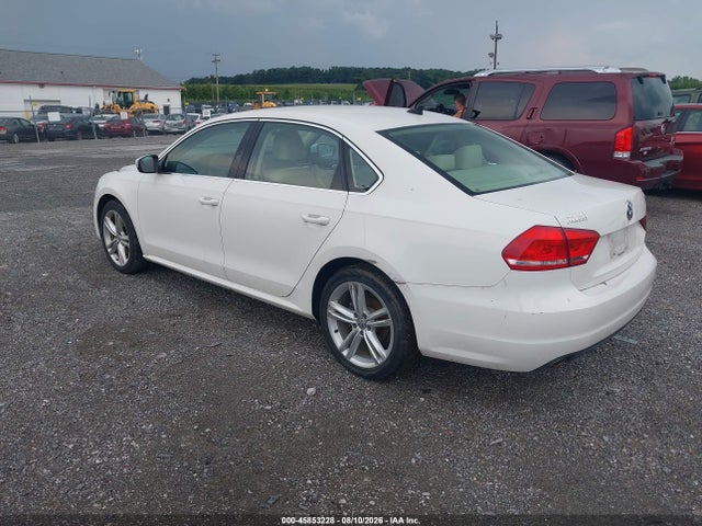 45853228 :رقم المزاد ، 1VWBN7A32EC106206 vin ، 2014 Volkswagen Passat 2.0l Tdi Se مزاد بيع