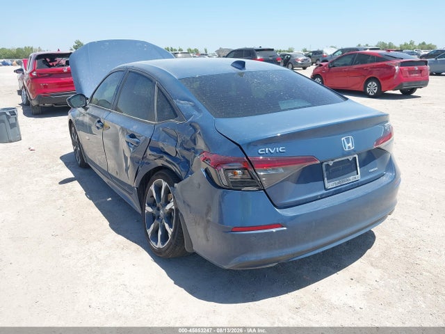 Продажа на аукционе авто 2025 Honda Civic Hybrid Sport/sport Touring, vin: 2HGFE4F86SH333237, номер лота: 45853247