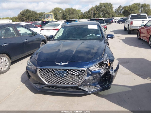 2019 Genesis G70 3.3t Advanced მანქანა იყიდება აუქციონზე, vin: KMTG34LE8KU044183, აუქციონის ნომერი: 45853272