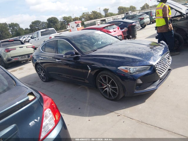2019 Genesis G70 3.3t Advanced მანქანა იყიდება აუქციონზე, vin: KMTG34LE8KU044183, აუქციონის ნომერი: 45853272