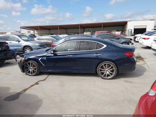2019 Genesis G70 3.3t Advanced მანქანა იყიდება აუქციონზე, vin: KMTG34LE8KU044183, აუქციონის ნომერი: 45853272