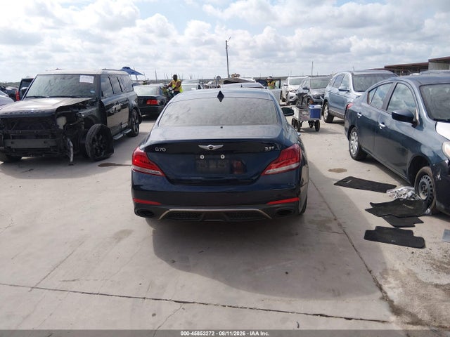 2019 Genesis G70 3.3t Advanced მანქანა იყიდება აუქციონზე, vin: KMTG34LE8KU044183, აუქციონის ნომერი: 45853272