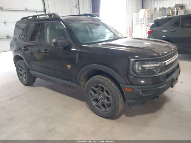 Продаж на аукціоні авто 2021 Ford Bronco Sport Badlands, vin: 3FMCR9D93MRB17606, номер лоту: 45853364