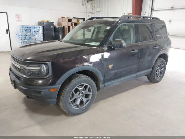 Продаж на аукціоні авто 2021 Ford Bronco Sport Badlands, vin: 3FMCR9D93MRB17606, номер лоту: 45853364