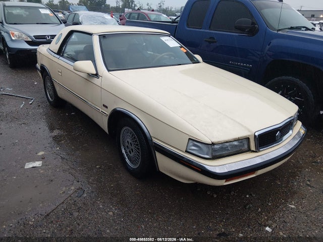 45853382 :رقم المزاد ، ZC2FR1100KB204237 vin ، 1989 Chrysler Tc By Maserati مزاد بيع