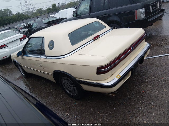 1989 Chrysler Tc By Maserati მანქანა იყიდება აუქციონზე, vin: ZC2FR1100KB204237, აუქციონის ნომერი: 45853382