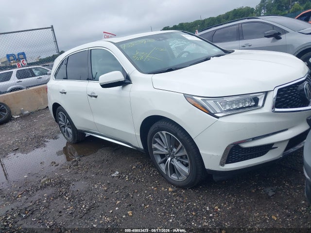 2019 Acura Mdx Tech Pkg მანქანა იყიდება აუქციონზე, vin: 5J8YD4H54KL034511, აუქციონის ნომერი: 45853423