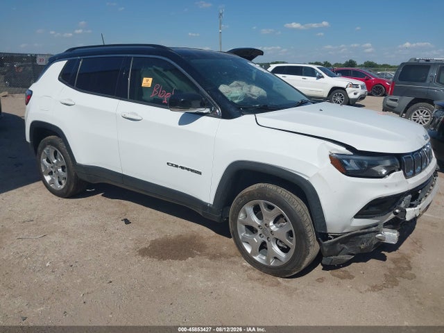 2022 Jeep Compass Limited 4x4 მანქანა იყიდება აუქციონზე, vin: 3C4NJDCB9NT136631, აუქციონის ნომერი: 45853427