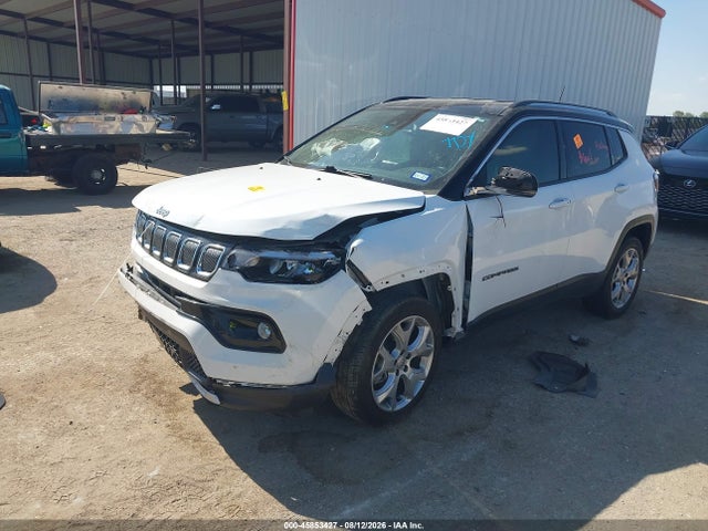 2022 Jeep Compass Limited 4x4 მანქანა იყიდება აუქციონზე, vin: 3C4NJDCB9NT136631, აუქციონის ნომერი: 45853427