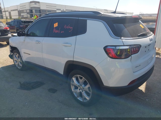 2022 Jeep Compass Limited 4x4 მანქანა იყიდება აუქციონზე, vin: 3C4NJDCB9NT136631, აუქციონის ნომერი: 45853427