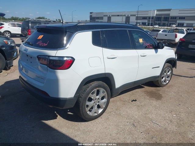 2022 Jeep Compass Limited 4x4 მანქანა იყიდება აუქციონზე, vin: 3C4NJDCB9NT136631, აუქციონის ნომერი: 45853427
