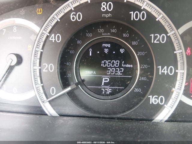 45853453 :رقم المزاد ، 1HGCR2F83FA184088 vin ، 2015 Honda Accord Ex-l مزاد بيع