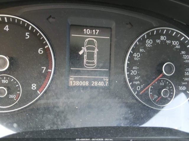 2013 Volkswagen Passat 2.5l Se მანქანა იყიდება აუქციონზე, vin: 1VWBH7A3XDC010863, აუქციონის ნომერი: 45853541