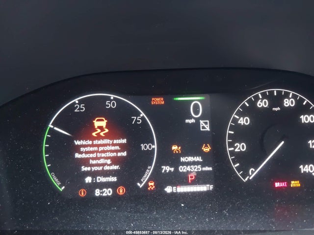 45853687 :رقم المزاد ، 5J6RS6H55RL000697 vin ، 2024 Honda Cr-v Hybrid Sport مزاد بيع