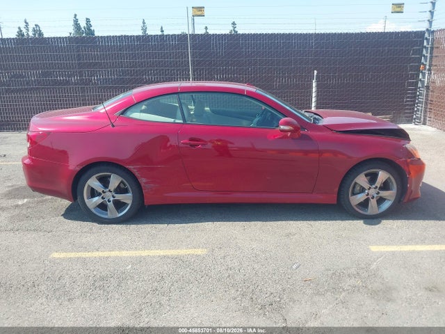 Продаж на аукціоні авто 2010 Lexus Is 250c, vin: JTHFF2C23A2503544, номер лоту: 45853701