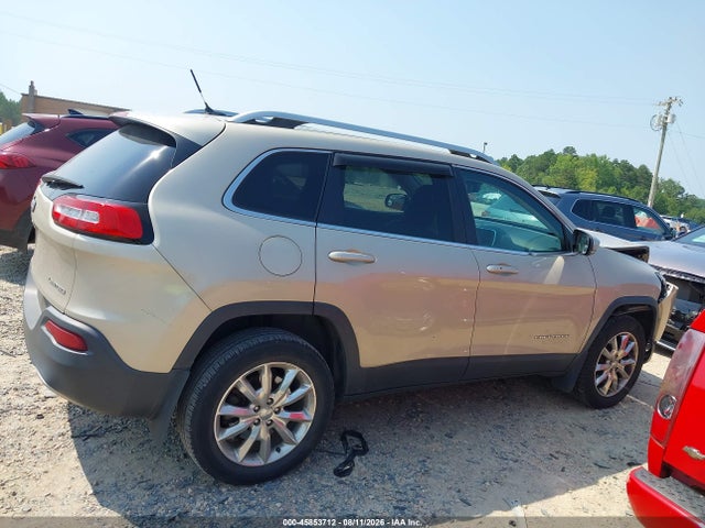 2014 Jeep Cherokee Limited მანქანა იყიდება აუქციონზე, vin: 1C4PJMDB8EW243865, აუქციონის ნომერი: 45853712