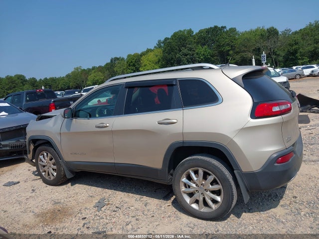 2014 Jeep Cherokee Limited მანქანა იყიდება აუქციონზე, vin: 1C4PJMDB8EW243865, აუქციონის ნომერი: 45853712
