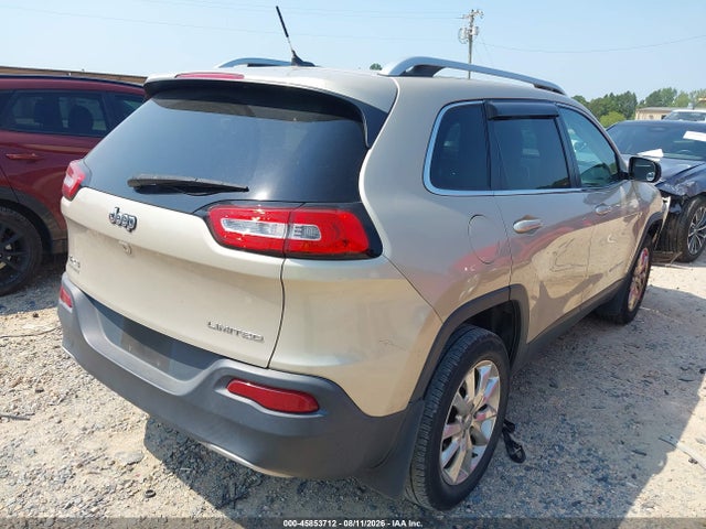 2014 Jeep Cherokee Limited მანქანა იყიდება აუქციონზე, vin: 1C4PJMDB8EW243865, აუქციონის ნომერი: 45853712