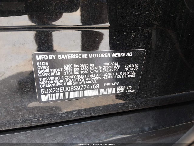 5UX23EU08S9Z24769 BMW X5 Xdrive40i