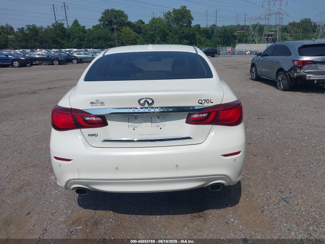 45853769 :رقم المزاد ، JN1BY1PR6HM210413 vin ، 2017 Infiniti Q70l 3.7x مزاد بيع