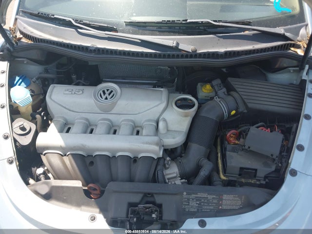 2010 Volkswagen New Beetle 2.5l მანქანა იყიდება აუქციონზე, vin: 3VWRW3AGXAM022859, აუქციონის ნომერი: 45853934