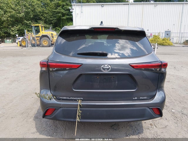 45853984 :رقم المزاد ، 5TDBZRBH2NS169155 vin ، 2022 Toyota Highlander Le مزاد بيع