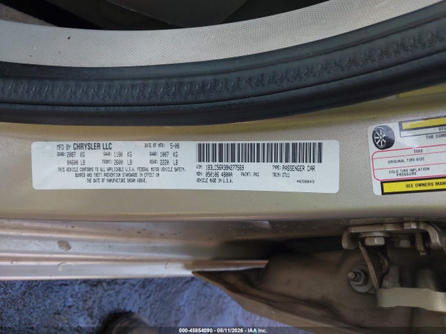 Продаж на аукціоні авто 2008 Dodge Avenger Sxt, vin: 1B3LC56R38N277569, номер лоту: 45854090