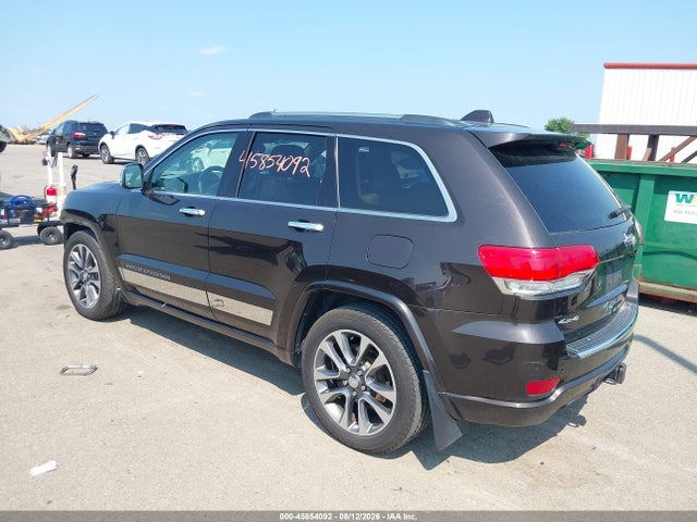 Продажа на аукционе авто 2017 Jeep Grand Cherokee Overland, vin: 1C4RJFCG2HC836743, номер лота: 45854092