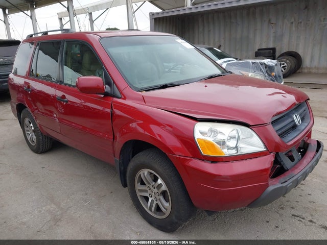 45854101 :رقم المزاد ، 2HKYF18584H549624 vin ، 2004 Honda Pilot Ex-l مزاد بيع