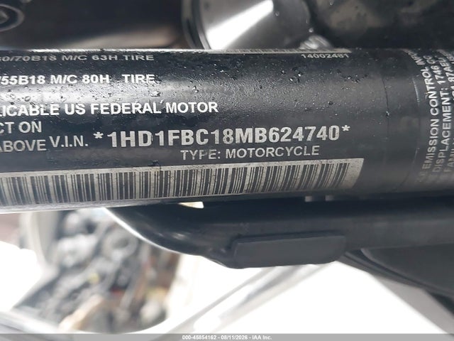 Продаж на аукціоні авто 2021 Harley-davidson Flhr, vin: 1HD1FBC18MB624740, номер лоту: 45854162