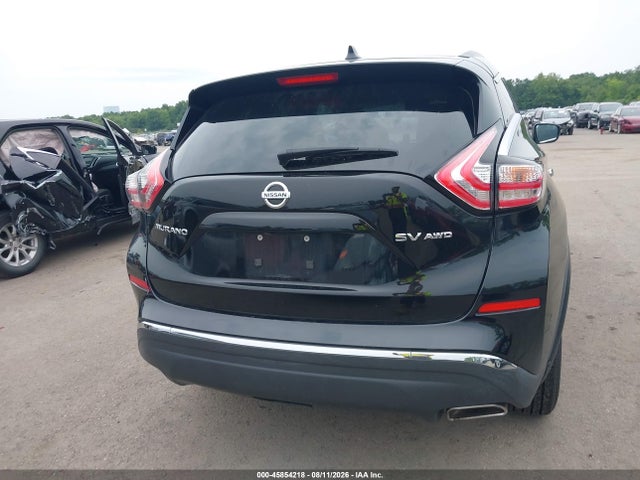 45854218 :رقم المزاد ، 5N1AZ2MH8JN153053 vin ، 2018 Nissan Murano Sv مزاد بيع