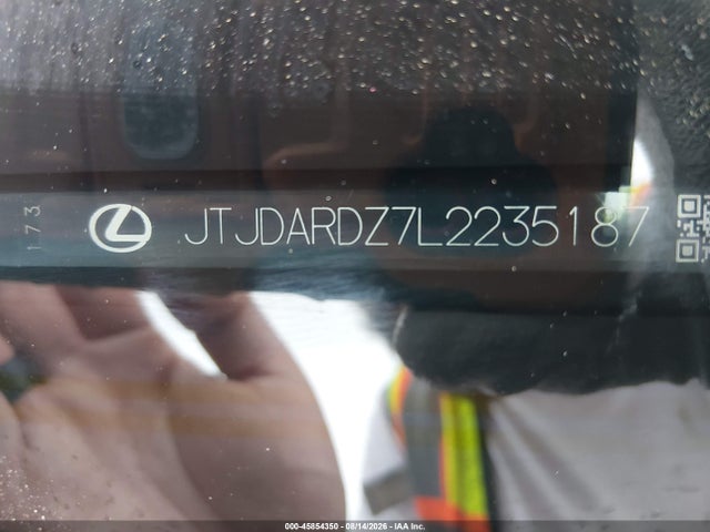 Aukcja sprzedaży 2020 Lexus Nx 300, vin: JTJDARDZ7L2235187, numer aukcji: 45854350