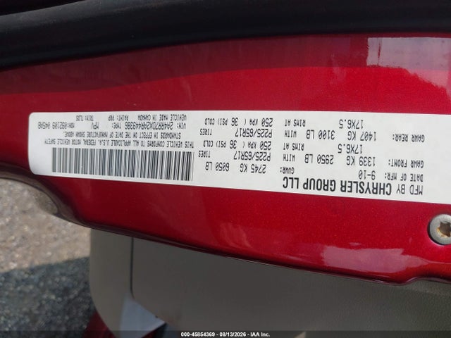 Aukcja sprzedaży 2010 Chrysler Town & Country New Limited, vin: 2A4RR7DX2AR449386, numer aukcji: 45854369