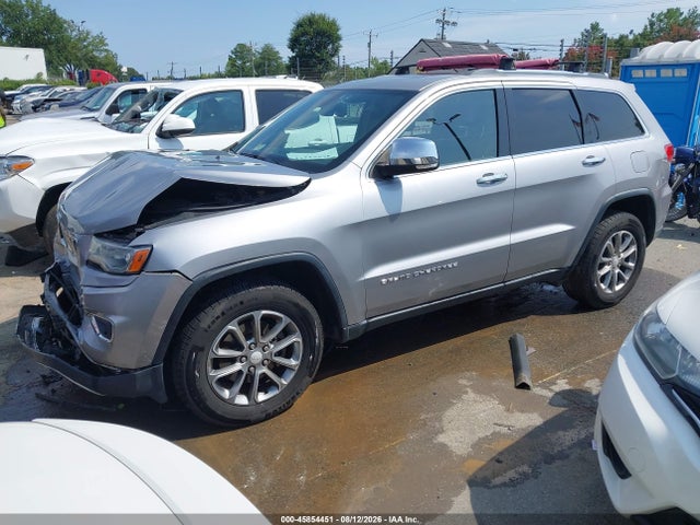 2014 Jeep Grand Cherokee Limited მანქანა იყიდება აუქციონზე, vin: 1C4RJFBG0EC288058, აუქციონის ნომერი: 45854451