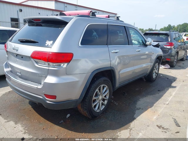 2014 Jeep Grand Cherokee Limited მანქანა იყიდება აუქციონზე, vin: 1C4RJFBG0EC288058, აუქციონის ნომერი: 45854451